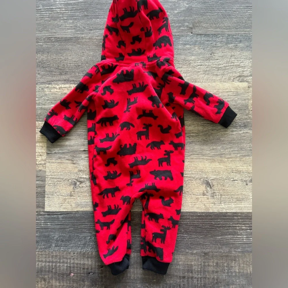 5 for $20‎ Carter's Fleece Hoodie Jumper Long Sleeve Zipper One Piece 9 months